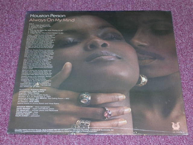 画像: HOUSTON PERSON - ALWAYS ON MY MIND / US ORIGINAL SEALED LP 