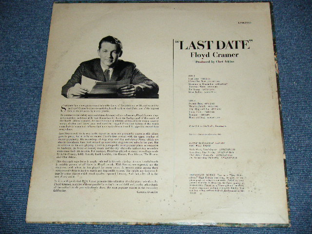 画像: FLOYD CRAMER - LAST DATE / 1960 US ORIGINAL Mono LP 